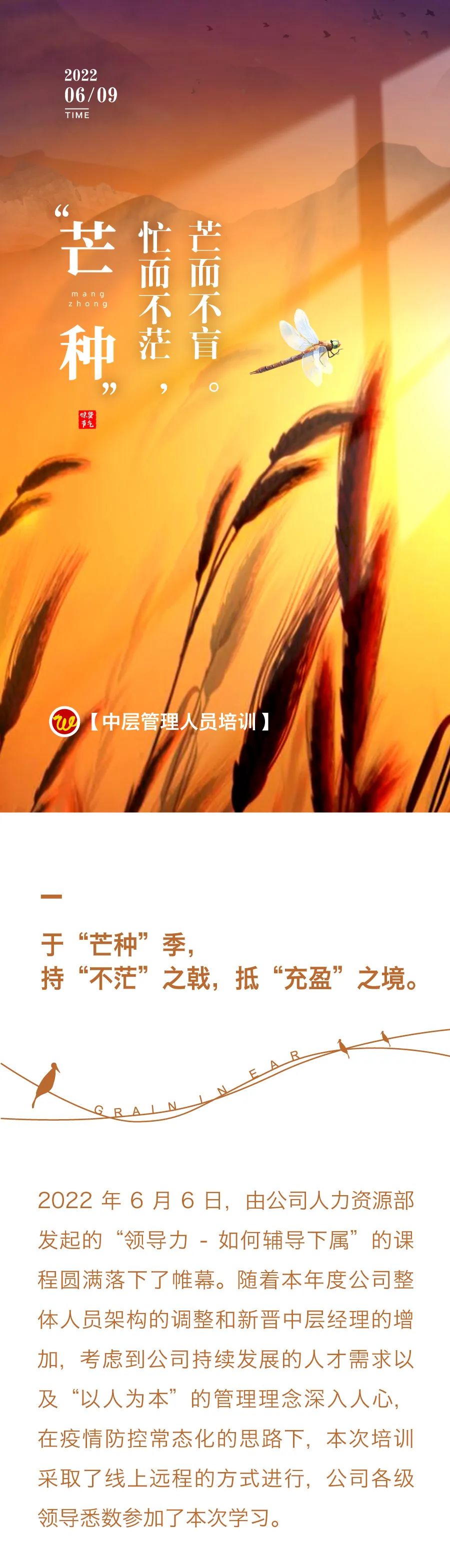 “芒種”忙而不茫，芒而不盲?！袑庸芾砣藛T培訓(xùn)1.jpg